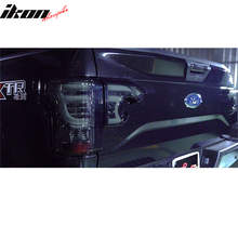 Load image into Gallery viewer, 2015-2017 Ford F-150 Smoke Lens Chrome Housing Sequential Tail Lights