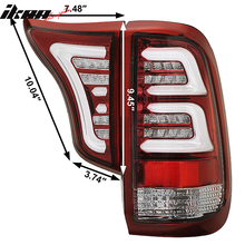 Load image into Gallery viewer, 1999-2016 Ford F250 F350 F450 F550 Clear Lens Red Housing Tail Light