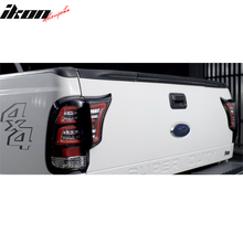 Load image into Gallery viewer, 1999-2016 Ford F250-F550 Clear Lens Black Housing LED Tail Lights