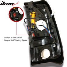 Load image into Gallery viewer, 1999-2016 Ford F250-F550 Clear Lens Black Housing LED Tail Lights