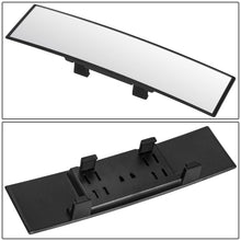 Load image into Gallery viewer, Universal Convex Wide Angle Rear View Mirror 11x3 Black
