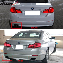 Load image into Gallery viewer, 2011-2016 BMW 5 F10 F11 F18 Chrome Exhaust Muffler Tip Stainless Steel