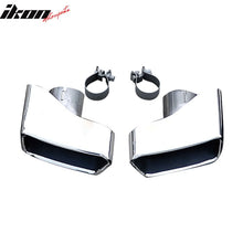 Load image into Gallery viewer, 2011-2016 BMW 5 F10 F11 F18 Chrome Exhaust Muffler Tip Stainless Steel