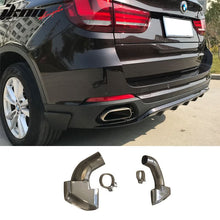 Load image into Gallery viewer, 2014-2017 BMW F15 X5 Base MP Style Rear Kits + Muffler Tips S/S Chrome