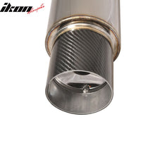 Load image into Gallery viewer, Fits BMW Stainless Muffler Apexi N1 Type 4" Flat Tip &amp; Silencer CF