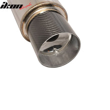 Load image into Gallery viewer, Fits BMW Stainless Muffler Apexi N1 Type 4" Flat Tip &amp; Silencer CF