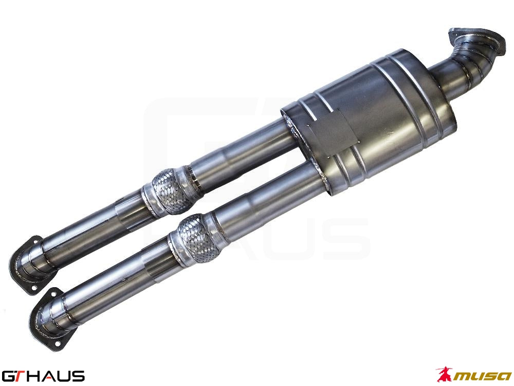 Nissan (R35) Skyline GT-R GTR 2008-2010 Straight Pipe Mid Section 3.5 inch - MSR 90mm