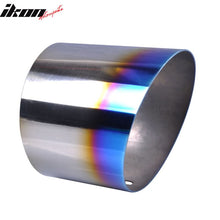 Load image into Gallery viewer, Universal Fitment 4 Inch Titanium Slant Muffler Exhaust Burnt On Tip