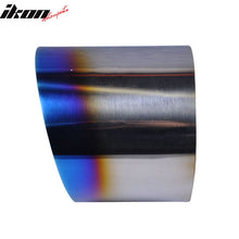 Load image into Gallery viewer, Universal Fitment 4 Inch Titanium Slant Muffler Exhaust Burnt On Tip