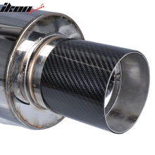 Load image into Gallery viewer, Universal Fitment 4Inch N1 Style Rear Muffler Exhaust Tip Carbon Fiber