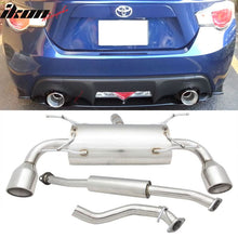 Load image into Gallery viewer, Fits 13-20 FRS/BRZ/Toyota 86 Resonated Dual Catback Exhaust 4.5 Tip