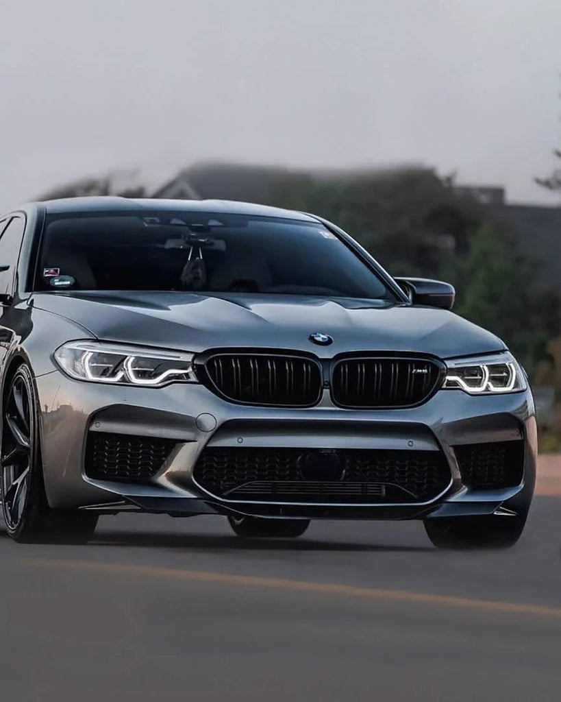 BMW 5 Series F90 M5 Sedan R Style Carbon Fiber Front Lip (2018 - 2020)