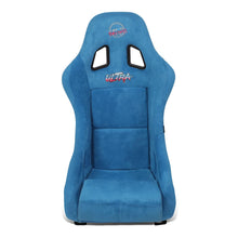 Load image into Gallery viewer, Prisma Ultra Style Fixed Back Bucket Racing Seat Blue Alcantara - FRP