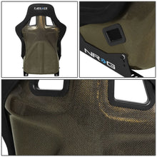 Load image into Gallery viewer, Large Bucket Racing Seat - Carbon Fiber
