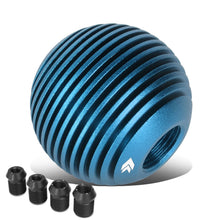 Load image into Gallery viewer, Universal Heatsink Style Ball Shift Knob - 50MM - Blue