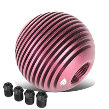 Load image into Gallery viewer, Universal Heatsink Style Ball Shift Knob 50MM Pink