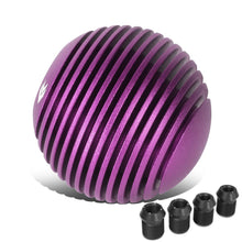 Load image into Gallery viewer, Heatsink Style Ball Shift Knob - 50MM Purple Polyurethane