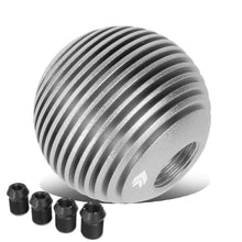 Load image into Gallery viewer, Heatsink Style Ball Shift Knob - 50MM - Silver