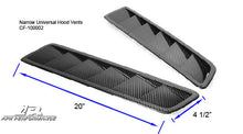 Load image into Gallery viewer, Carbon Fiber Universal Fitment Hood Vents, Long