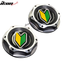 Load image into Gallery viewer, Fits Civic/Acura Gunmetal/Beginner Badge 2 Tone Engine Oil Filler Cap