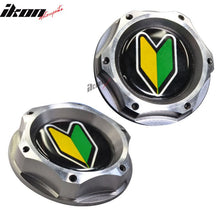 Load image into Gallery viewer, Fits Civic/Acura Gunmetal/Beginner Badge 2 Tone Engine Oil Filler Cap