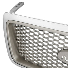 Load image into Gallery viewer, 2004-2008 Ford F150 Lariat Style Front Grille Silver Chrome