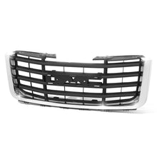 Load image into Gallery viewer, 2007-2011 GMC Sierra Dark Gray Grille w/ Chrome Frame