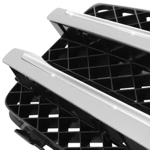 Load image into Gallery viewer, 2010-2015 Mercedes GLK Silver/Black Grille with Aluminum Trim