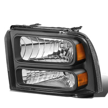 Load image into Gallery viewer, 2005-2007 Ford F-250 F-350 F-450 F-550 OE Style Left Headlight Black