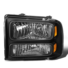 Load image into Gallery viewer, 2005-2007 Ford F-250 F-350 F-450 F-550 OE Style Left Headlight Black