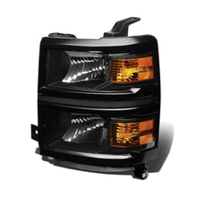 Load image into Gallery viewer, 2014-2015 Chevrolet Silverado 1500 OE Style Left Headlight - Black Housing