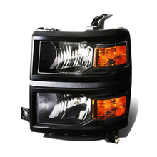 Load image into Gallery viewer, 2014-2015 Chevrolet Silverado 1500 OE Style Left Headlight - Black Housing