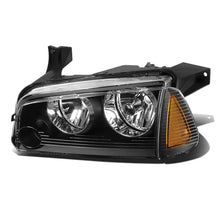 Load image into Gallery viewer, 2006-2010 Dodge Charger OE Style Left Headlight - Black Housing
