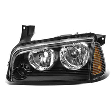 Load image into Gallery viewer, 2006-2010 Dodge Charger OE Style Left Headlight - Black Housing
