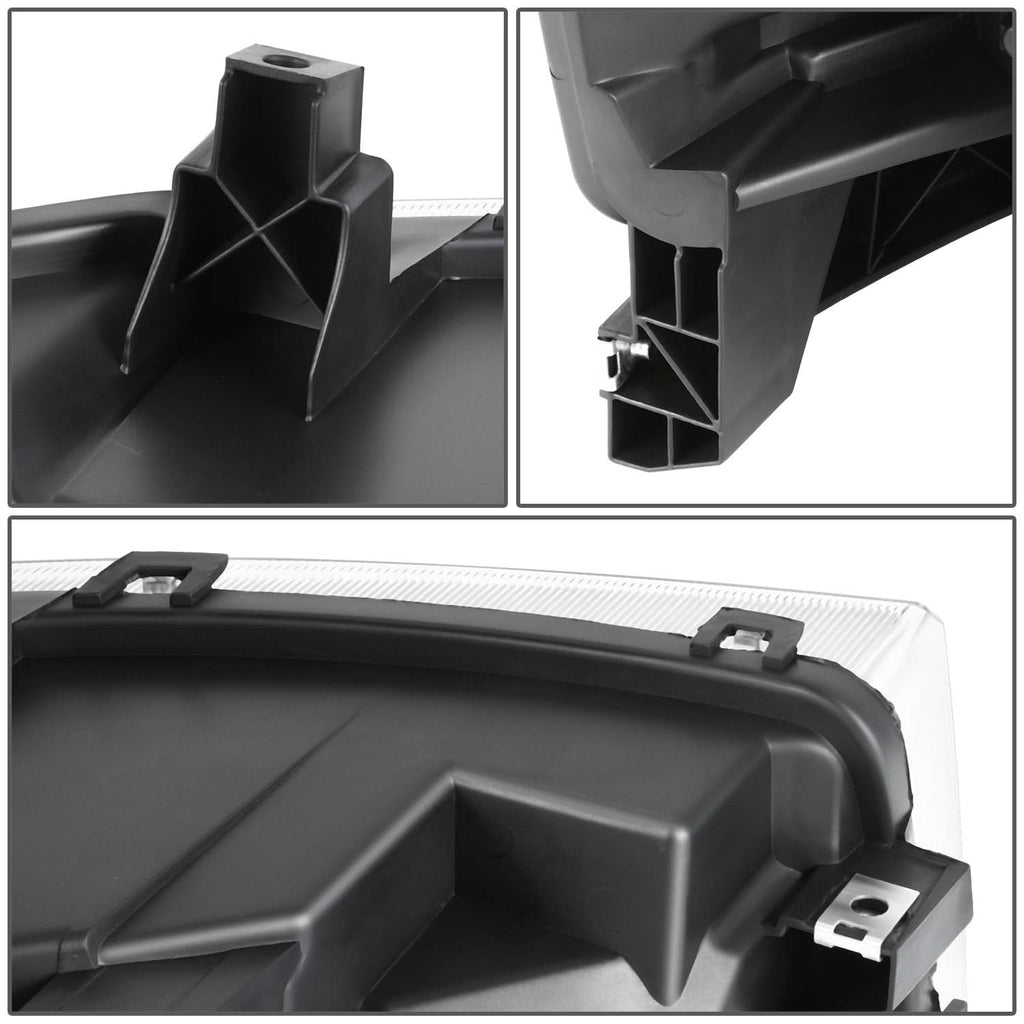 09-12 Ford Flex OE Style HID Headlights - Black Housing Left Side