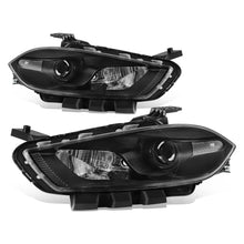 Load image into Gallery viewer, 2013-2016 Dodge Dart OE Style Headlights - Black Housing Clear Reflector