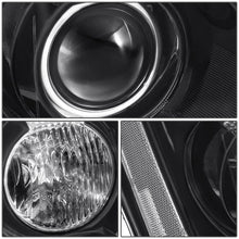 Load image into Gallery viewer, 06-11 Cadillac DTS OE Style Black Housing Clear Reflector Headlights