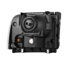 Load image into Gallery viewer, 99-04 Ford Super Duty One Piece Headlight Chrome Housing Amber Reflector