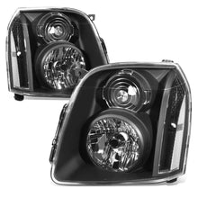 Load image into Gallery viewer, 2007-2014 GMC Yukon Black Clear Headlights H13 Bulbs