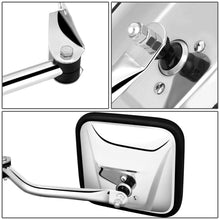 Load image into Gallery viewer, 60-86 Jeep CJ Manual Folding Side Mirror - Chrome Left