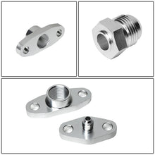 Load image into Gallery viewer, Universal Oil Feed Lines Kit - 40" Stainless Steel w/ 10AN Return