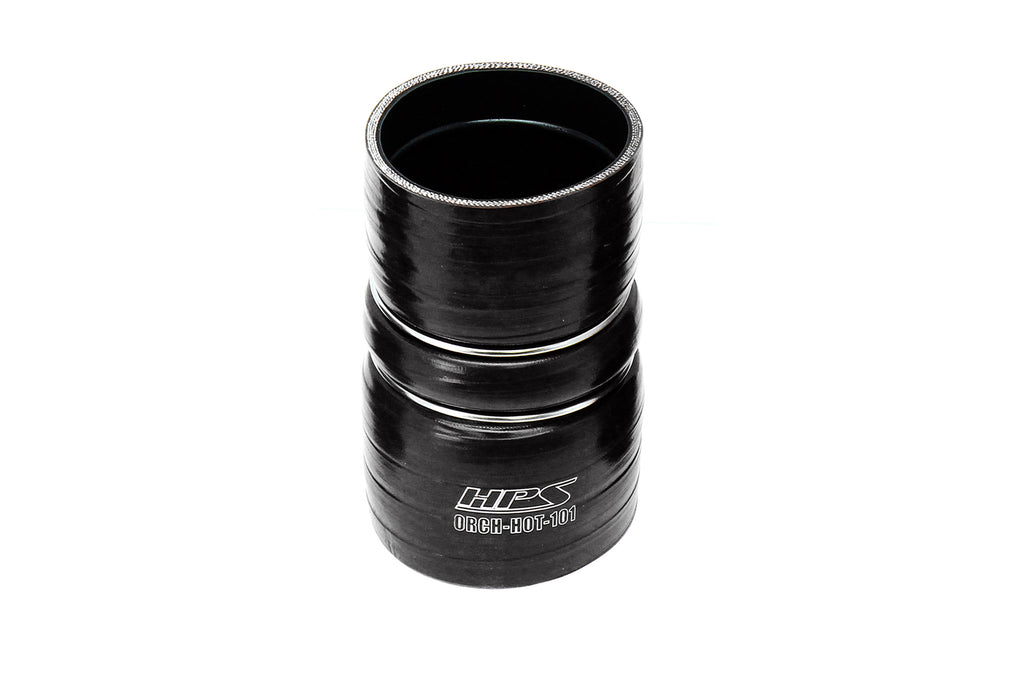 HPS Performance ORCH-101-BLK 4-ply reinforced high temp fluorolined silicone
