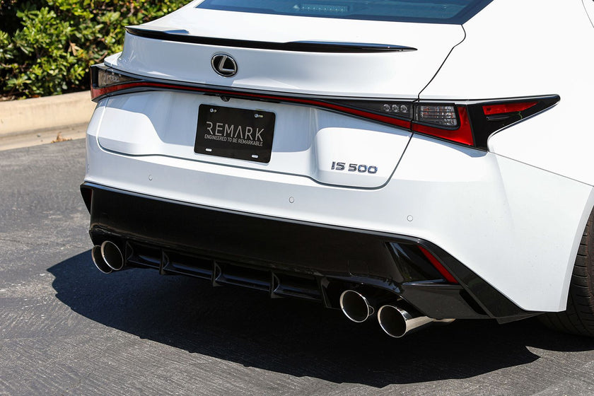 Remark 22+ Lexus IS500 Burnt SS Double Wall Tips (Muffler Version)