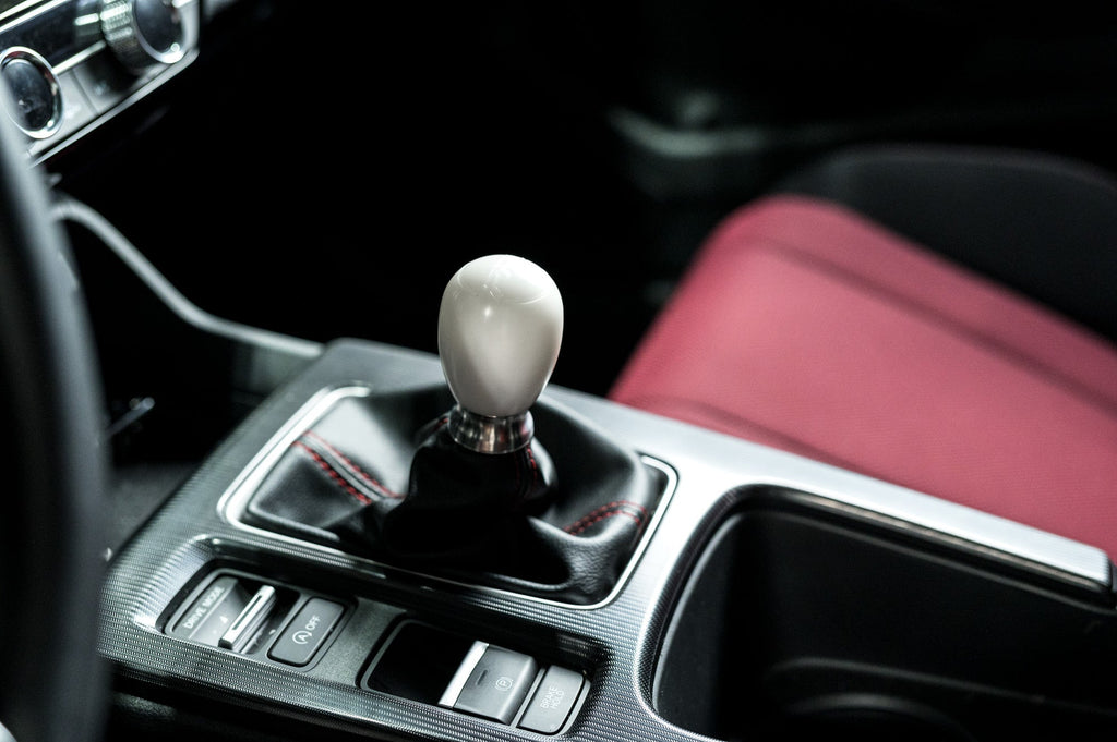 PRL Motorsports Adjustable Shift Knob and Collar Kit Aluminum Red