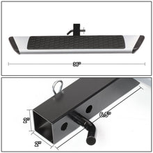 Load image into Gallery viewer, 6 Inch Aluminum Hitch Step - Silver