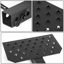 Load image into Gallery viewer, Trailer Tow Hitch Step Bar - 12" W x 6.5" L - Fits 2" Hitch - Black