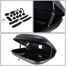 Load image into Gallery viewer, Universal Roof Rack Cross Bars + Cargo Box Set - 120CM Black
