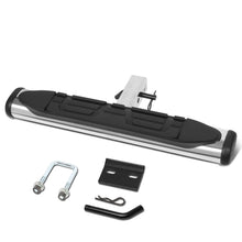Load image into Gallery viewer, Universal Trailer Hitch Step Bar 26" x 4" Silver - Fits 2" Receivers