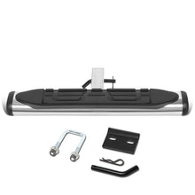 Load image into Gallery viewer, Universal Trailer Hitch Step Bar 26" x 4" Silver - Fits 2" Receivers