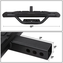 Load image into Gallery viewer, Universal Trailer Hitch Step Bar 36.5" Black 2" Receiver Mount